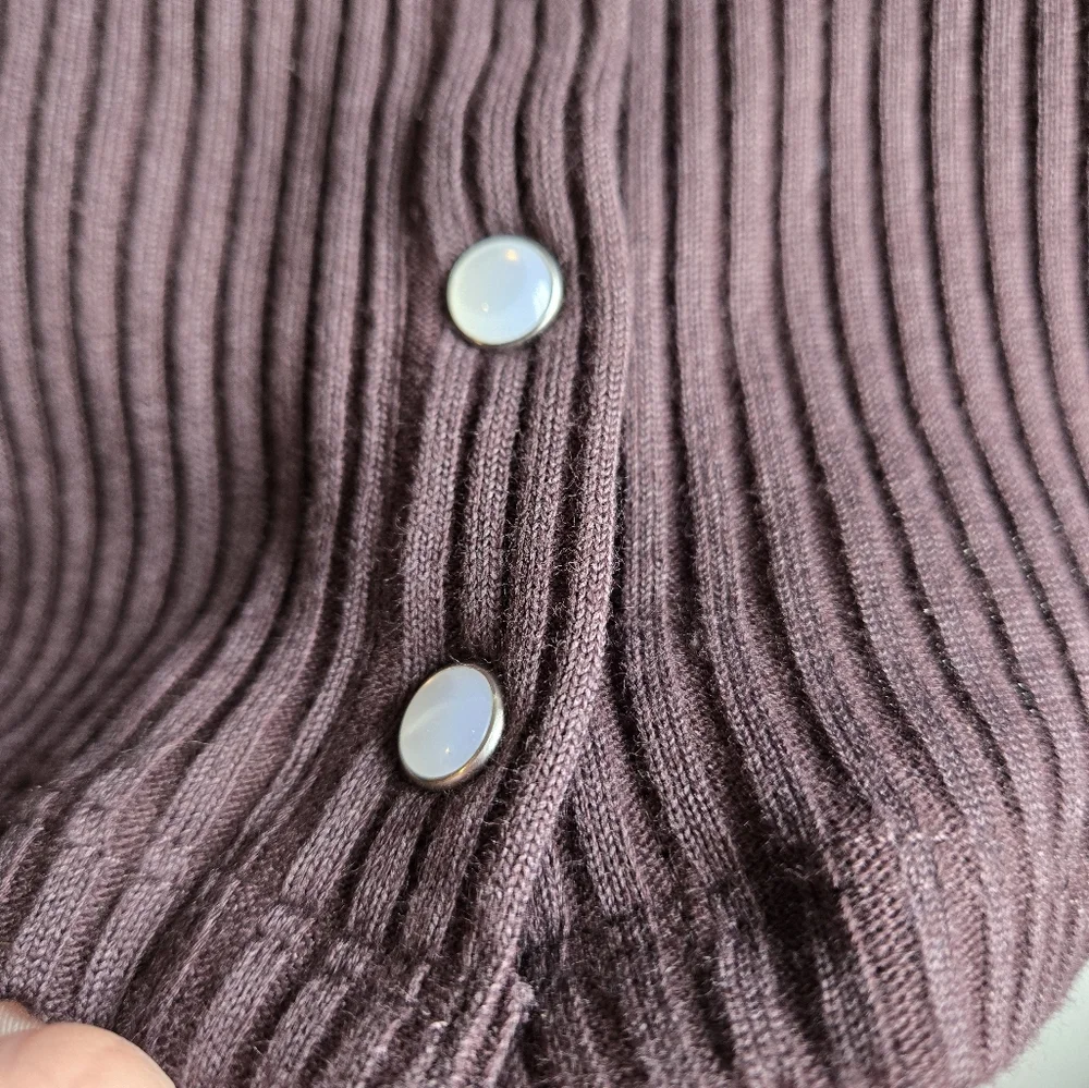 Women's Ribbed Long Sleeve Top - Picture 4 of 5
